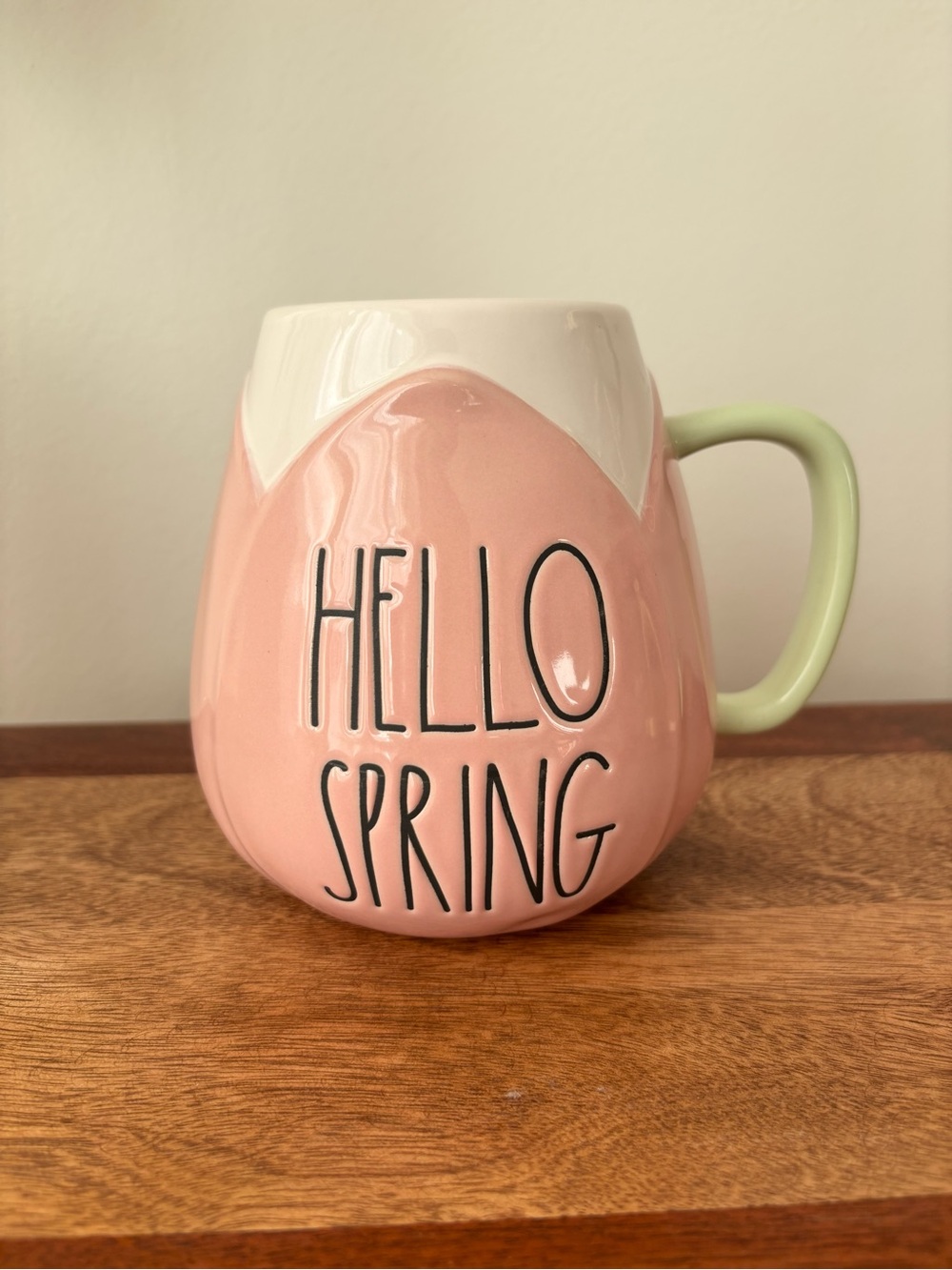XL Rae Dunn 🌷 Hello Spring Mug, Tulip Design (LL)